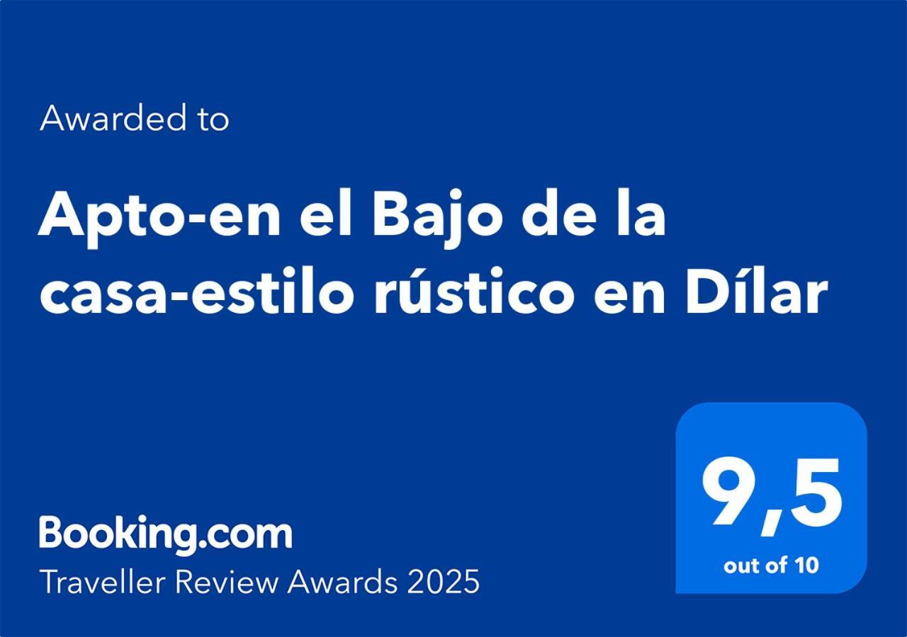 Apto-En El Bajo De La Casa-Estilo Rustico En Dilar Exterior photo